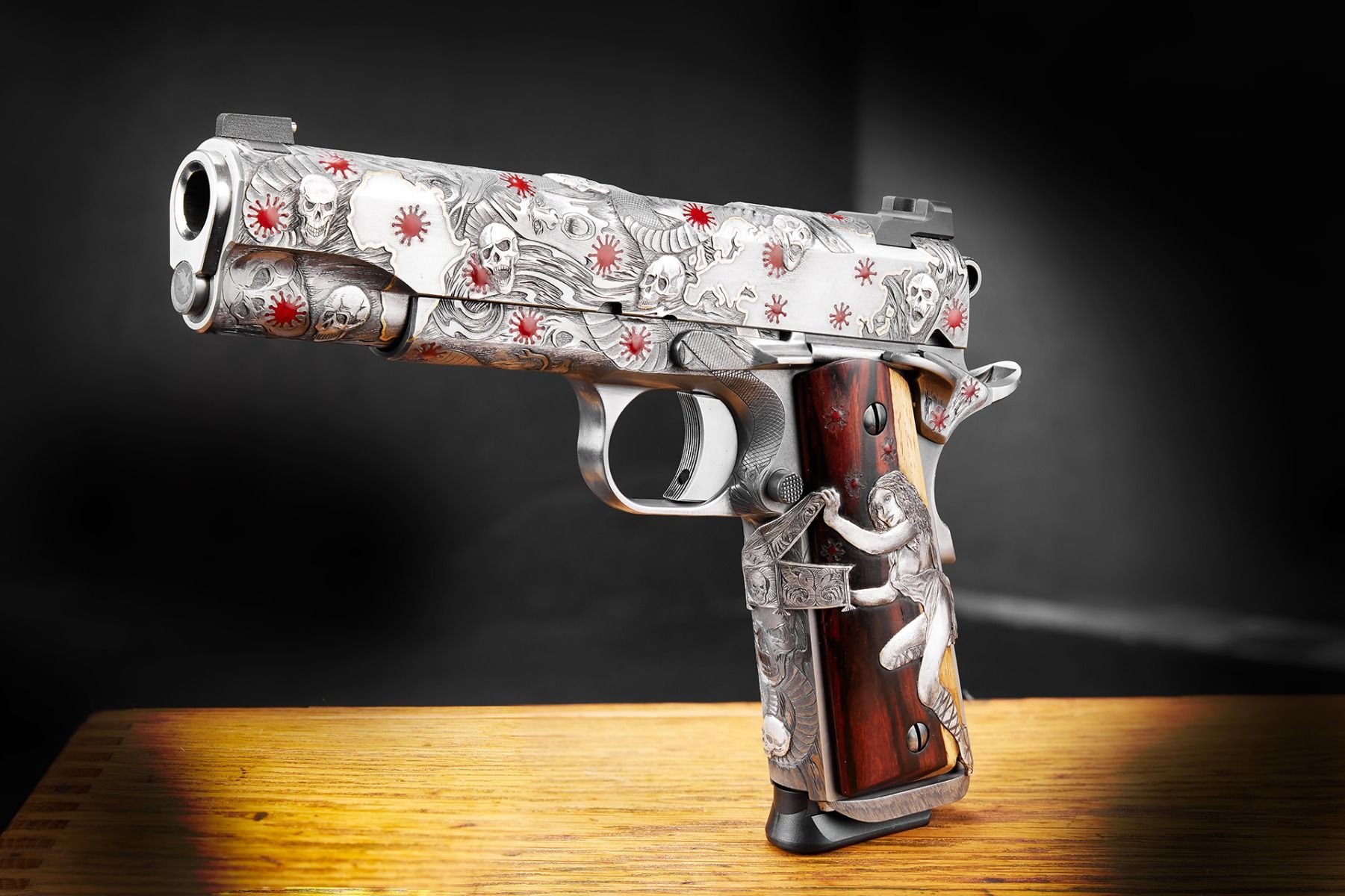 Nighthawk Custom Engraved 1911 - "Pandora's Box"