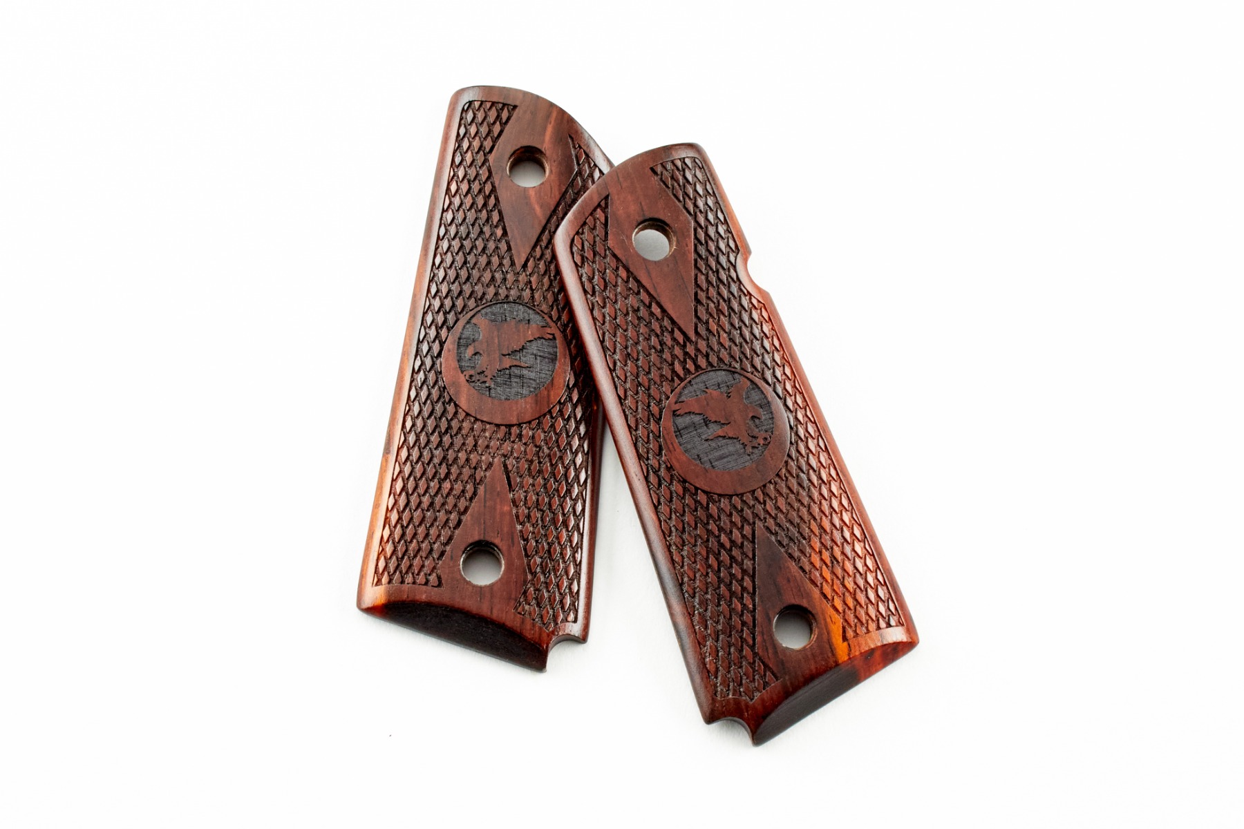 1911 Grips, Double Diamond, Cocobolo, Officer