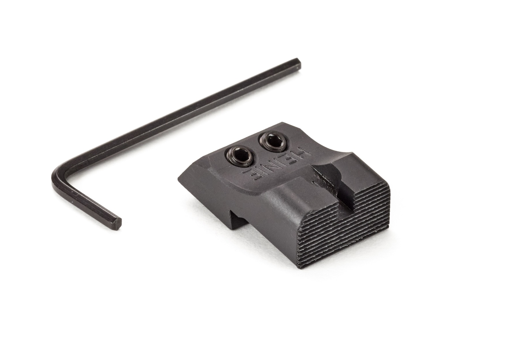 1911 Rear Sight, Heinie SlantPro, Black, .125”
